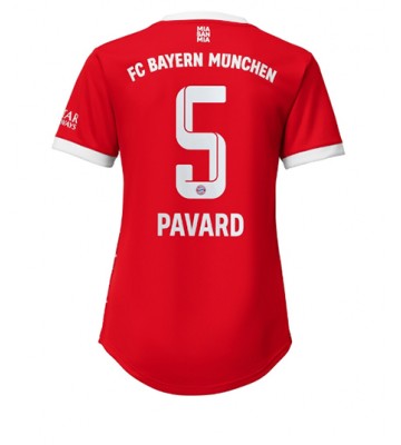 Bayern Munich Benjamin Pavard #5 Hjemmedrakt Kvinner 2022-23 Kortermet